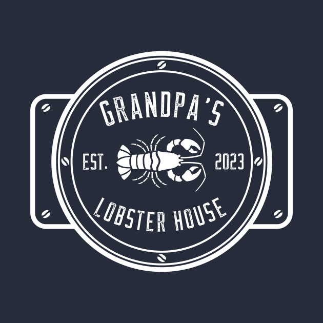 Grandpa's Lobster House White Design by Preston James Designs