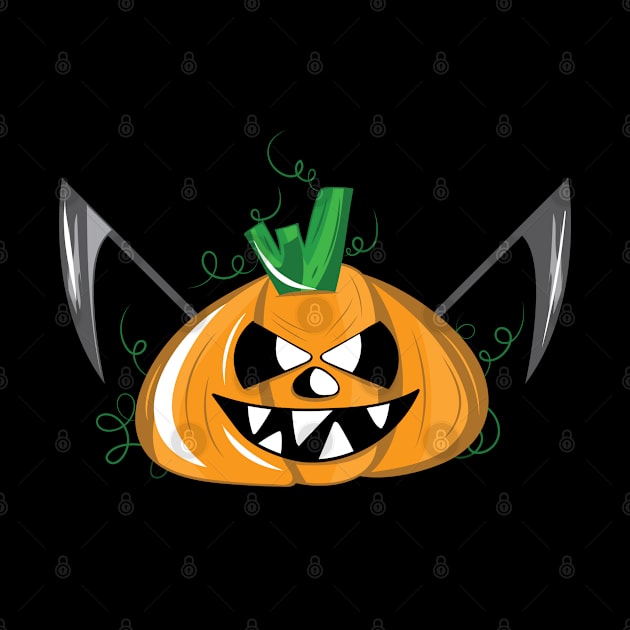 Killer pumpkin by Bishoy_Elia000