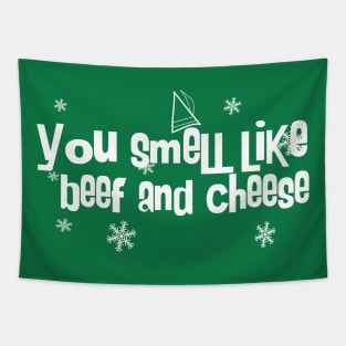 Elf Beef and Cheese Tapestry