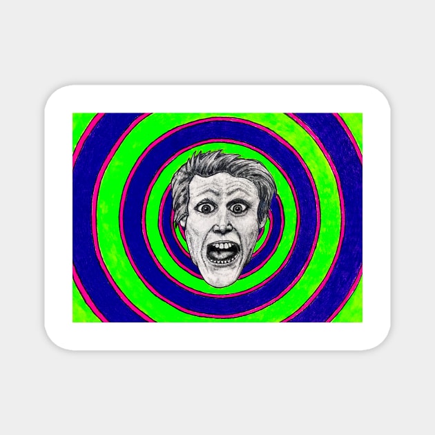 Trippin’ Busey Magnet by Nevershank