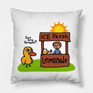 Funny duck song meme Pillow