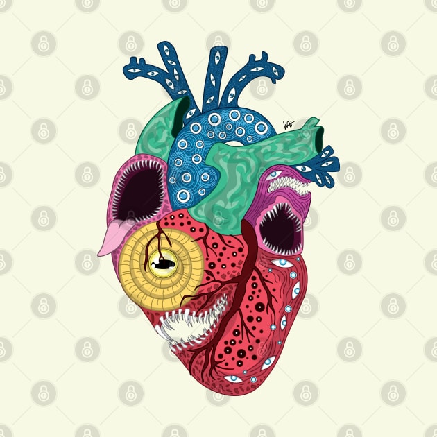 Eldritch Heart by Munchbud Ink