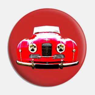 Jowett Jupiter1950s British classic sports car red Pin