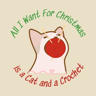 All I want for Christmas is a Cat and a Crochet T-Shirt