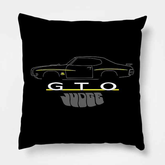 1970 GTO Judge Pillow by earth angel