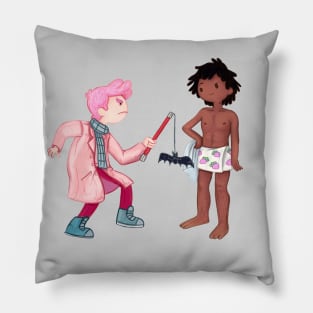 "WHO ... are YOU?" Gary-Marshall, Adventure Time / Fionna and Cake fan art Pillow