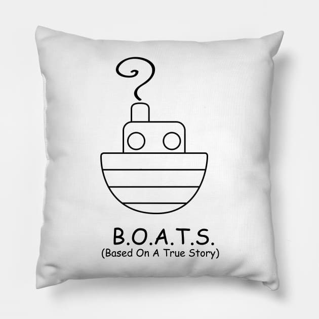 BOATS Pillow by Sarah Butler