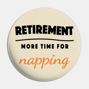 Retirement Gift Retired Elderly Party Napping Pin