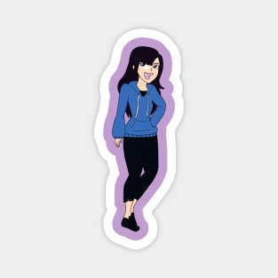 The Sassy Girls-Cute Sassy Girl Stylish For Kids & Teens Magnet