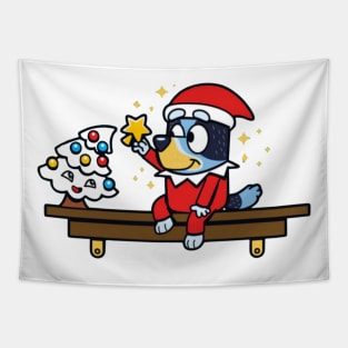 cristmas bluey Tapestry