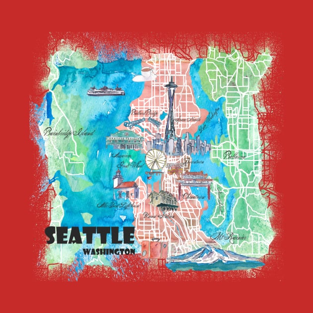 Seattle, Washington by artshop77