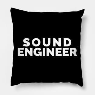 Sound engineer White Pillow