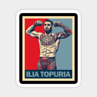 Ilia Topuria boxing legend Magnet