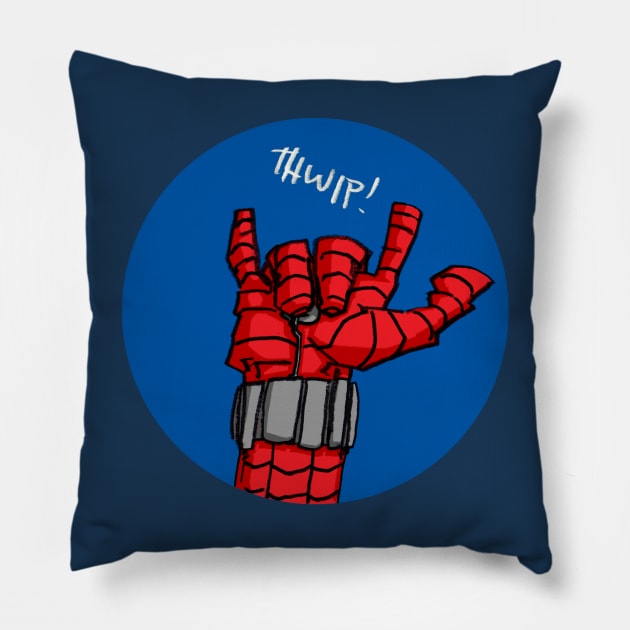 Thwip! Pillow by enoogs