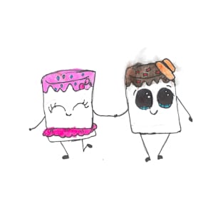 Marshmallow Couple T-Shirt