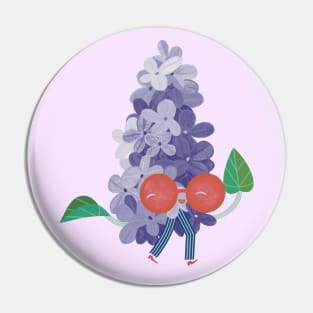 Lilac City Girl Pin