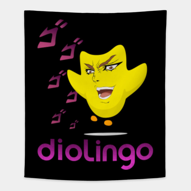 Duolingo It Was Me Diolingo Dank Memes Jojos V1 Jojos Bizarre Adventure Tapestry Teepublic
