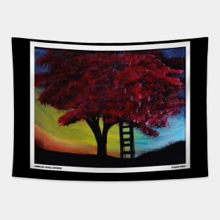 Tree On A Hill Nature Landscape Novelty Gift Tapestry