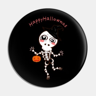 holding pumpkin Pin