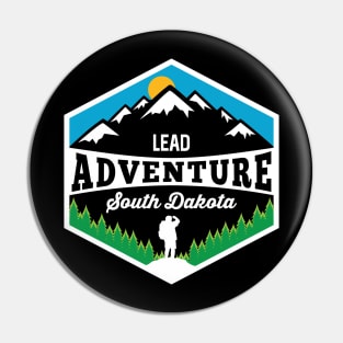 Lead Adventure South Dakota Hiking Wilderness Pin