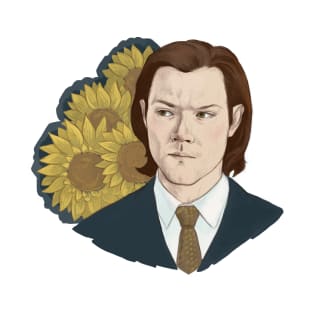 Sam Winchester. Sunflower T-Shirt