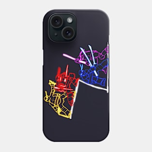 Neon Ninjas (best on black) Phone Case