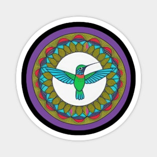 Hummingbird: Beautiful, Bright, & Colorful  | Magnet