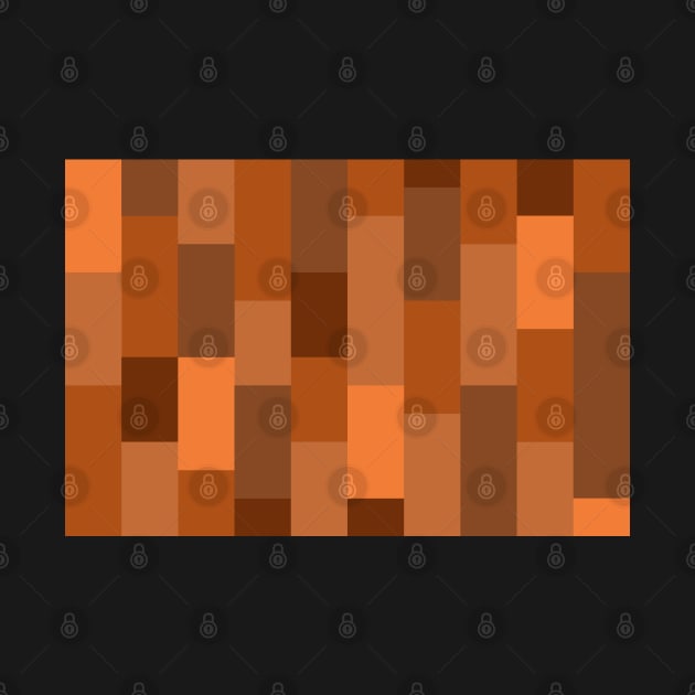 Abstract block bars illustration shades of orange by Russell102