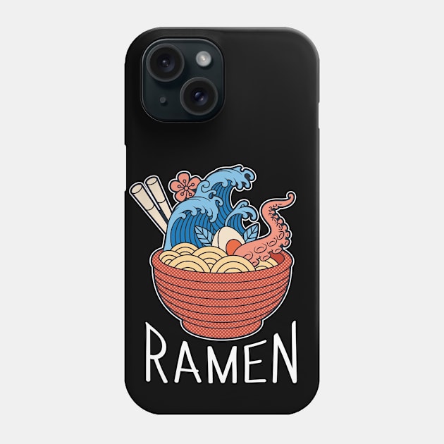 I love ramen noodle bowl Phone Case by CaptainHobbyist