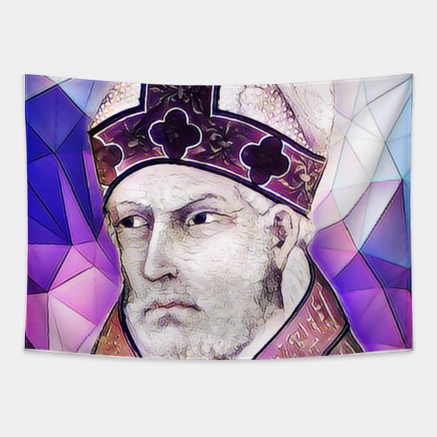 St. Augustine Pink Portrait | St. Augustine Artwork 9 Tapestry by JustLit