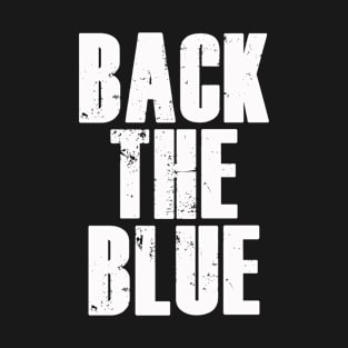 Back the Blue | rally for Law Enforcement | Blue Stripe T-Shirt