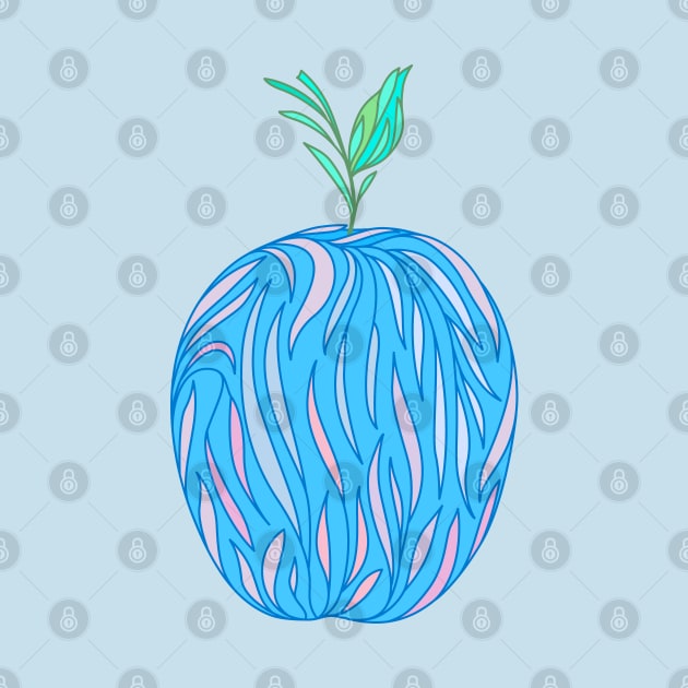 Blue apple by mkbl