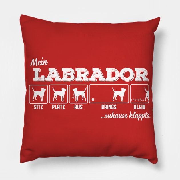 Labrador Pillow by nektarinchen