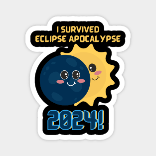 I survived the Eclipse Apocalypse 2024 Magnet