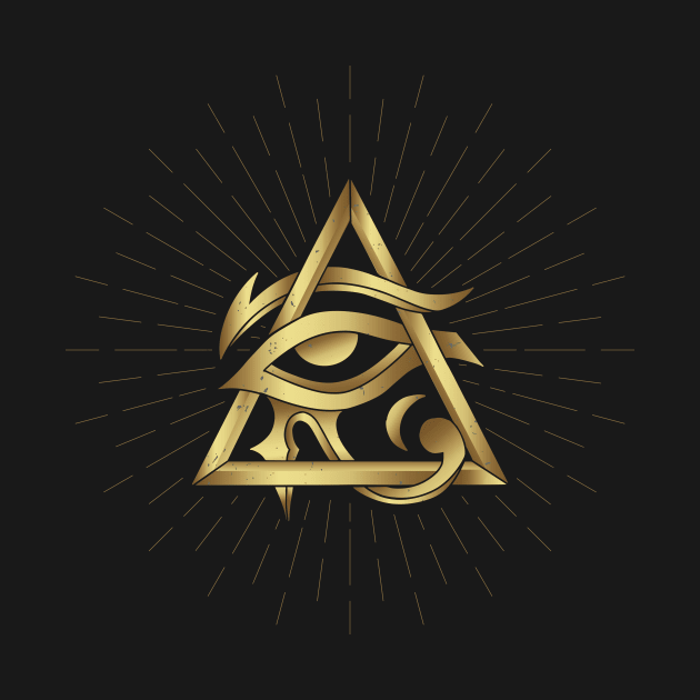 Esoteric Egyptian Eye Sacred Geometry Occultism by Foxxy Merch