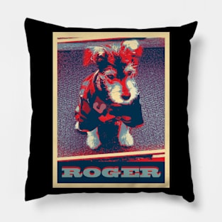 Roger - terrier Pillow