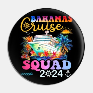 Family Cruise Squad Bahamas 2024 Summer Vacation Pin