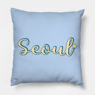 Spend Some Time in Seoul, Korea Pillow