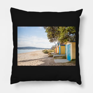 Dromana Beach, Dromana, Mornington Peninsula, Victoria, Australia Pillow