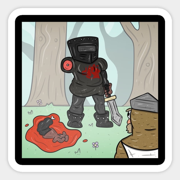 Tis but a scratch - Monty Python And The Holy Grail - Sticker | TeePublic