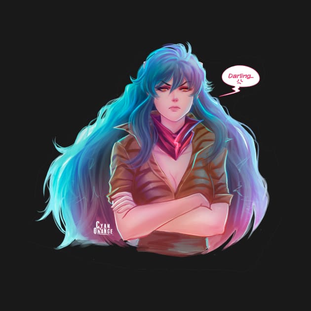 "Darling!" - Lum Sticker by Cyan-Orange