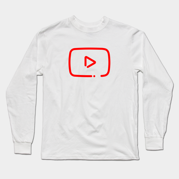 Youtube Mininal Logo Youtube Long Sleeve T Shirt Teepublic Show off your brand's personality with a custom youtube logo designed just for you by a professional designer. teepublic