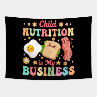 Child Nutrition Is My Business Lunch Lady Cafeteria Groovy Tapestry