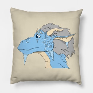 Ice Dragon Pillow