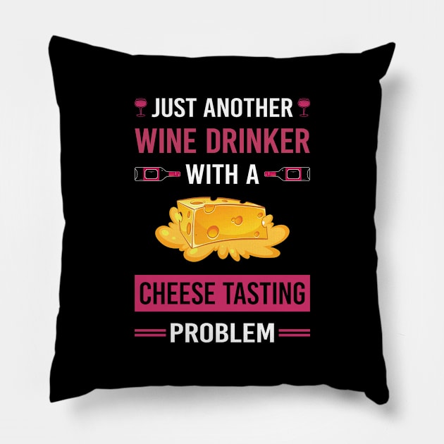 Wine Drinker Cheese Tasting Pillow by Good Day