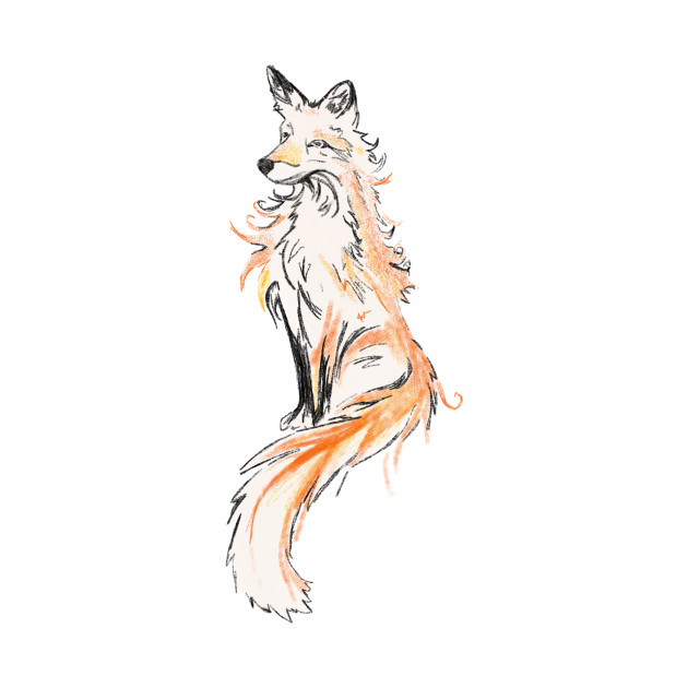 Fox Oil Painting Fox Kids Hoodie Teepublic