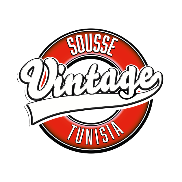 Sousse tunisia vintage style logo by nickemporium1