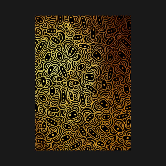 Golden Celtic Pattern by Twkirky