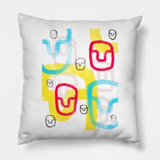 faces Pillow