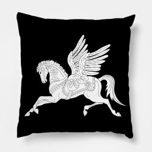 Floral Pegasus Pillow